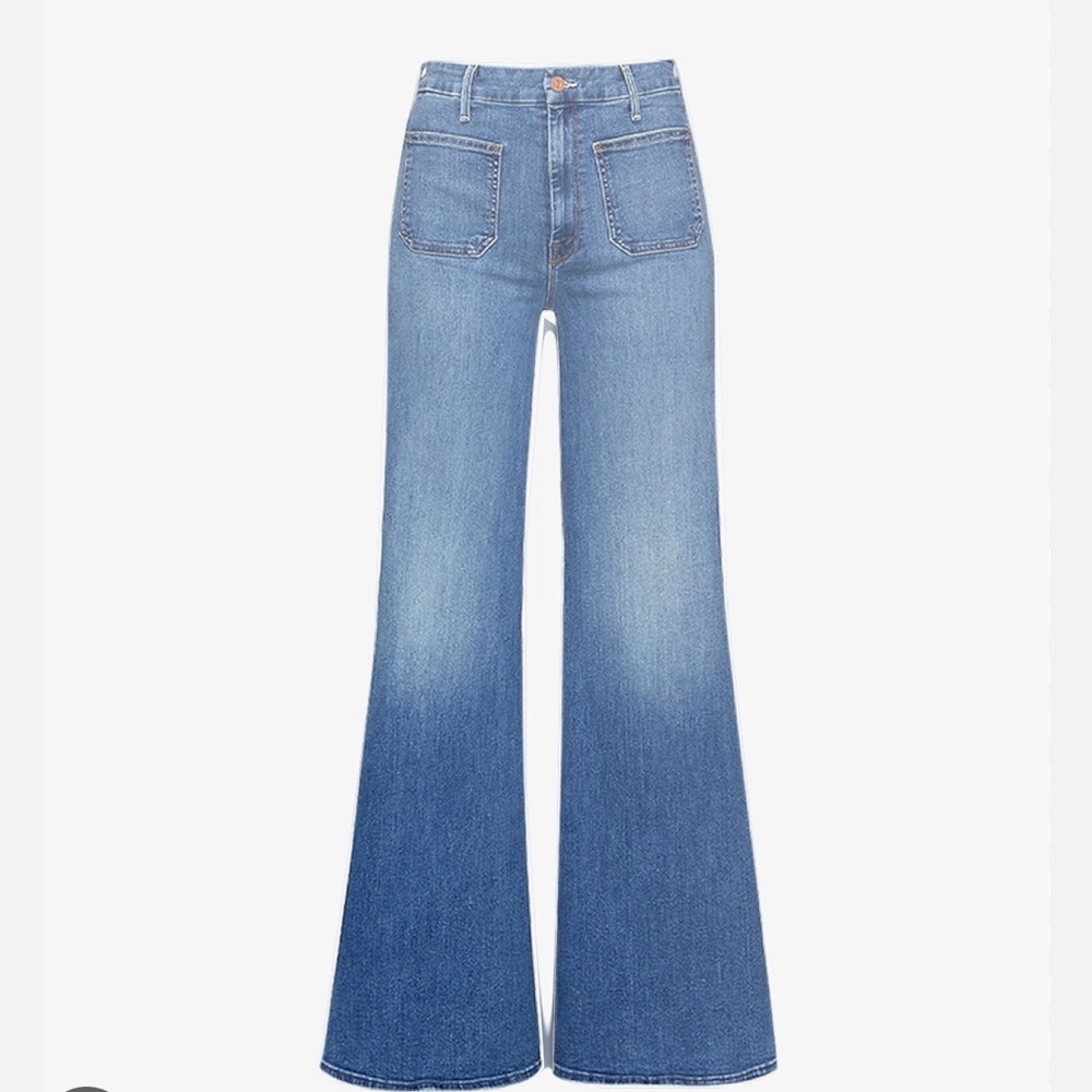 Free People Mother the Patch Pocket Roller Jeans